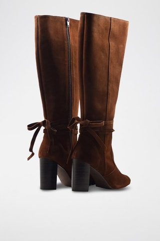 Botas em nobuck - Castanho