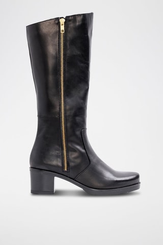 Botas em couro - Preto