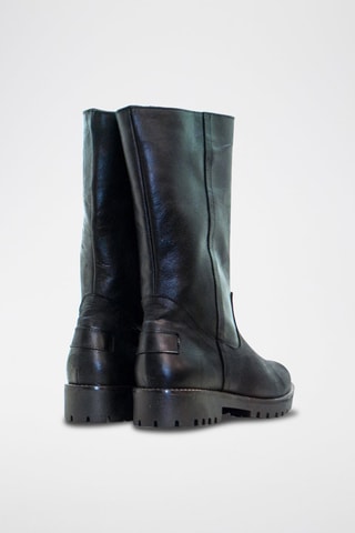 Botas em couro - Preto
