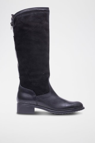 Botas em couro - Preto