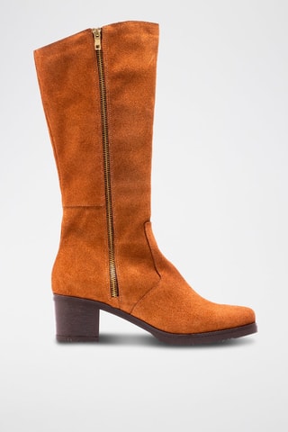 Botas em nobuck - Camel