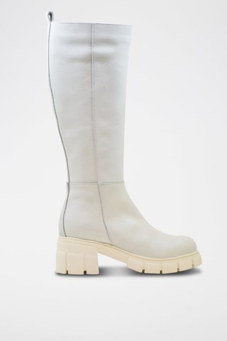 Botas em couro - Branco