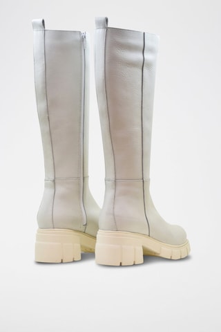 Botas em couro - Branco