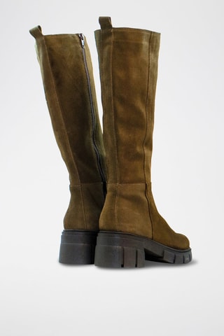 Botas em nobuck - Caqui