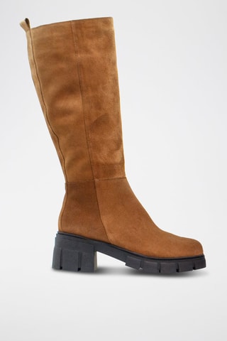 Botas em nobuck - Castanho
