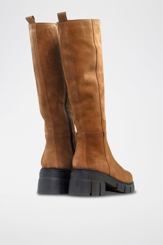 Botas em nobuck - Castanho
