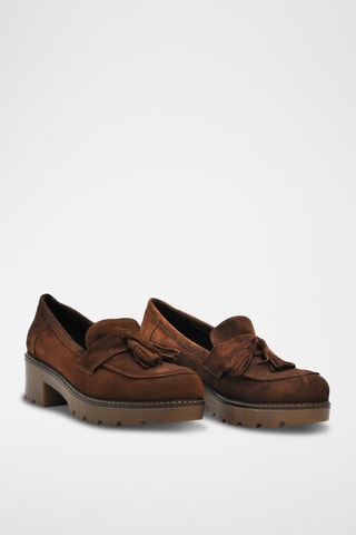 Mocassins de nobuck - Camel