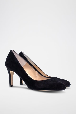 Sapatos de salto em nobuck - Preto