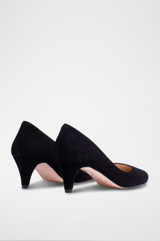 Sapatos de salto em nobuck - Preto
