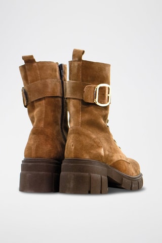 Botins de nobuck - Castanho