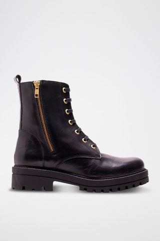 Botins em couro - Preto