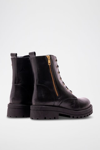 Botins em couro - Preto