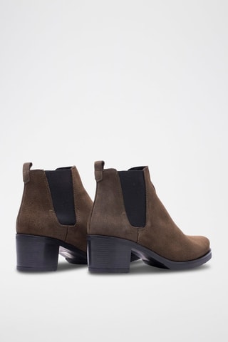 Botins Chelsea de nobuck - Toupeira