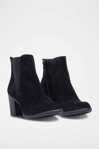 Botins de nobuck - Preto