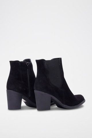 Botins de nobuck - Preto