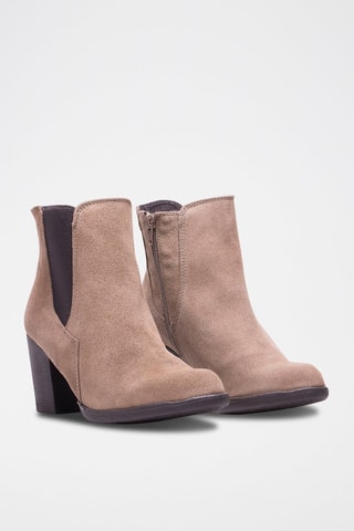 Botins de nobuck - Toupeira