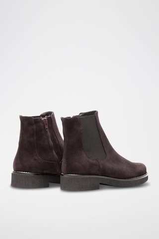 Botins de nobuck - Castanho