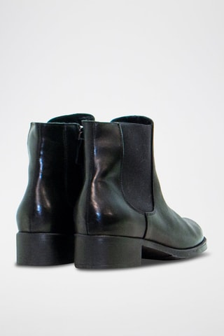 Botins de couro nappa - Preto