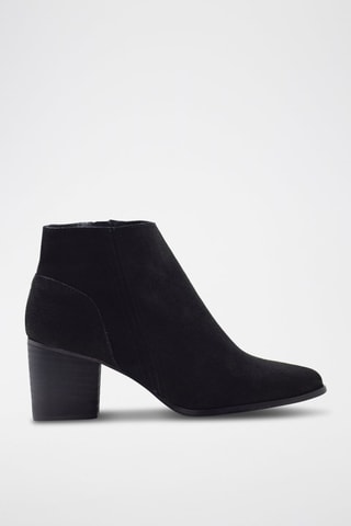 Botins de nobuck - Preto