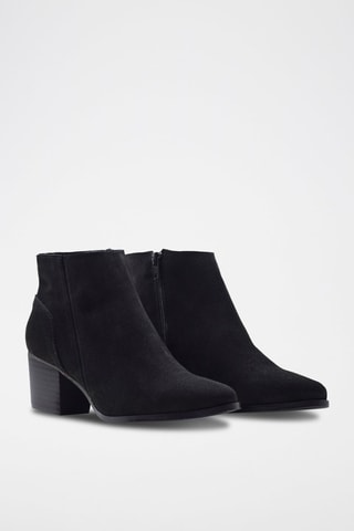 Botins de nobuck - Preto