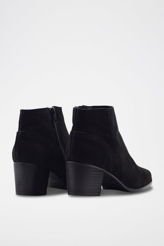 Botins de nobuck - Preto