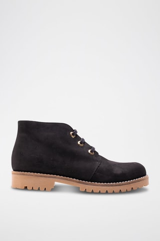 Botins de nobuck - Preto