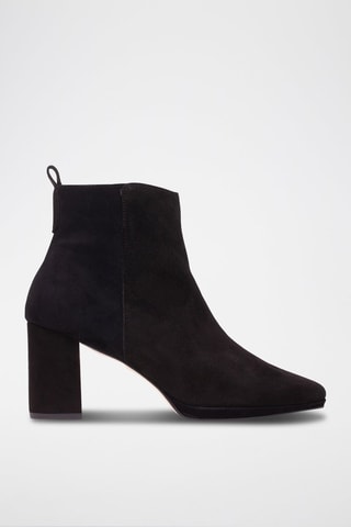 Botins de nobuck - Preto