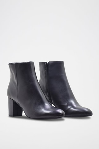 Botins em couro - Preto