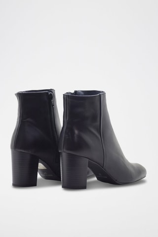 Botins em couro - Preto