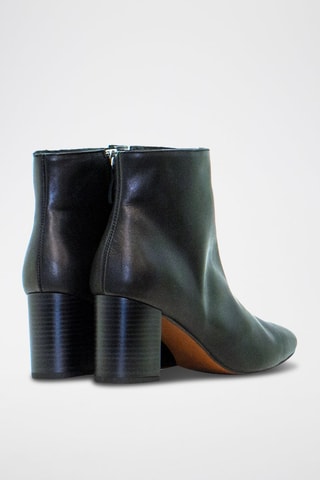 Botins de couro nappa - Preto