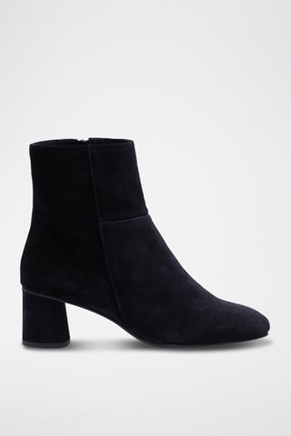 Botins de nobuck - Preto