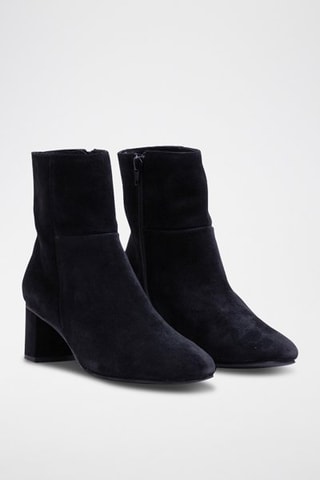 Botins de nobuck - Preto