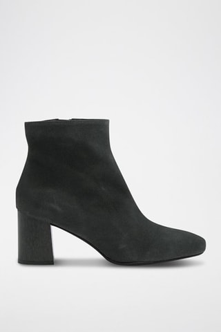 Botins de nobuck - Preto
