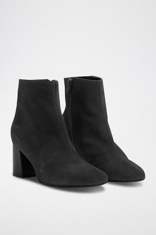Botins de nobuck - Preto