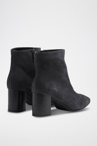 Botins de nobuck - Preto