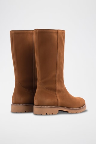 Botins de nobuck - Camel