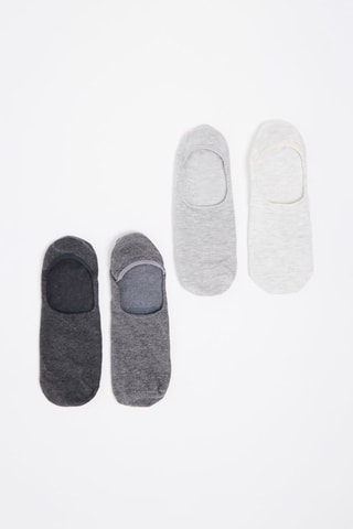 4 paires de socquettes - Gris