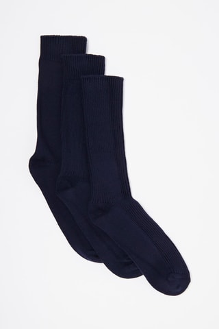 3 paires de chaussettes - Bleu marine