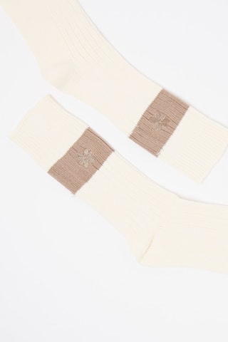 Chaussettes - Ecru