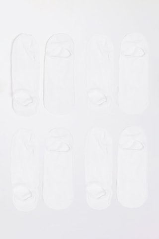 4 paires de socquettes - Blanc
