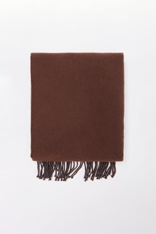 Écharpe - Marron et gris chiné