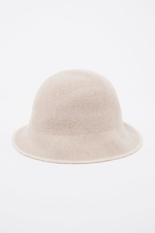 Wollen Bobhoedje - Beige