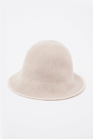 Wollen Bobhoedje - Beige