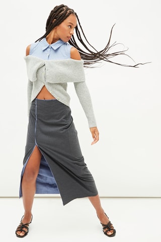 Trui - Grijs en Hemelsblauw