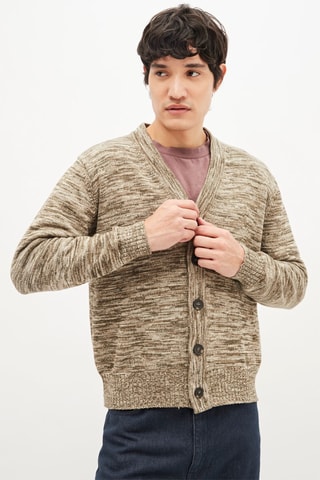 Vest - Gemêleerd Beige