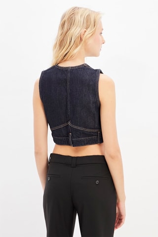 Mouwloos Vest - Donkerblauw