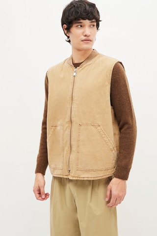 Mouwloos Vest - Beige