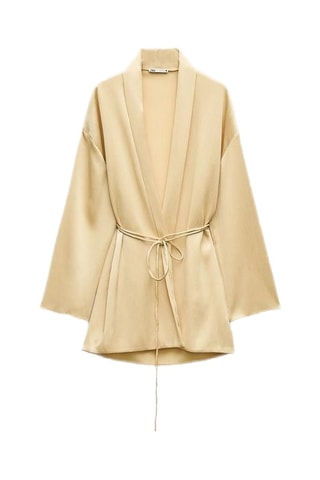 Satijnen Kimono - Ecru