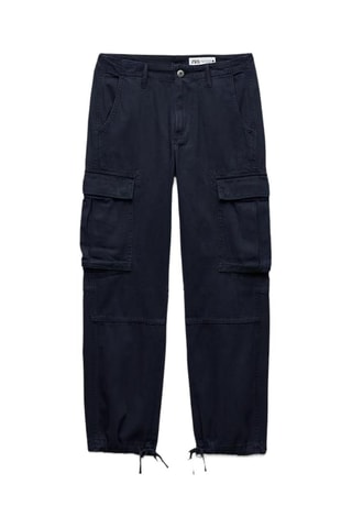 Cargobroek slim fit - Marineblauw