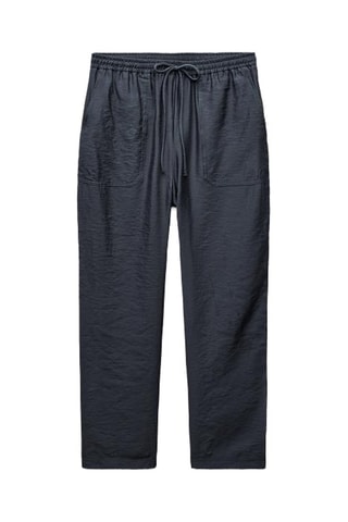 Pantalon fluide 7/8 - Gris foncé